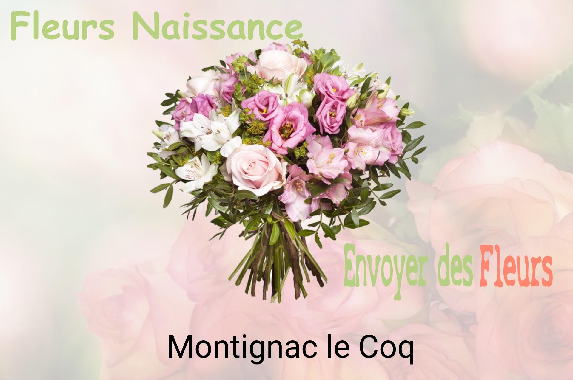Bouquet de fleurs de naissance livré à Montignac-le-Coq